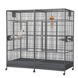 Big Kahuna&#8482; Extra Large Double Bird Cage With Divider